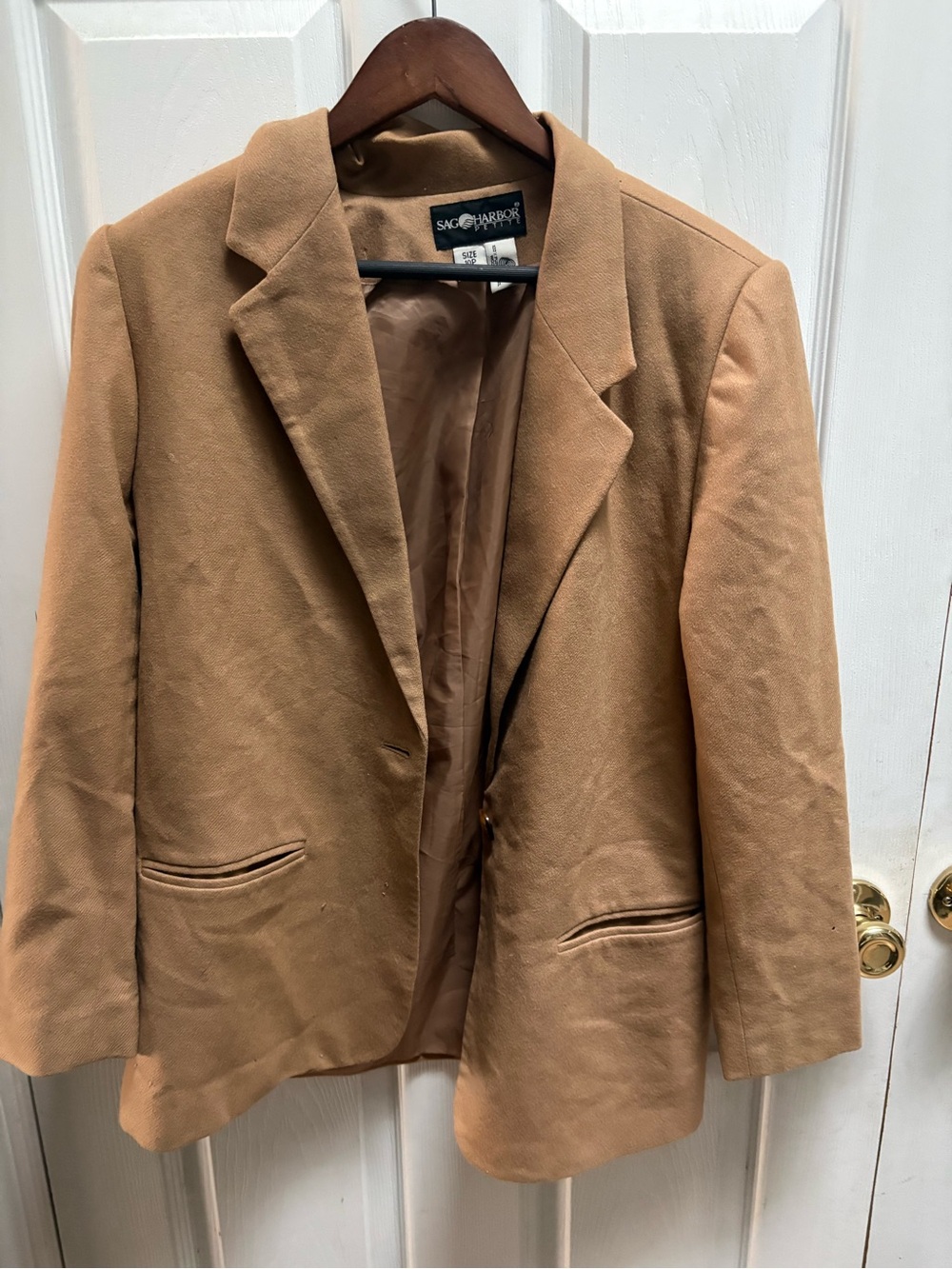 Sag Harbor Tan Blazer Jacket